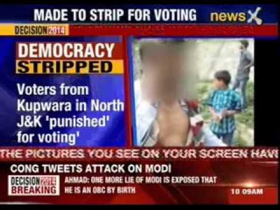 North Kashmir: People beaten, stripped for casting votes