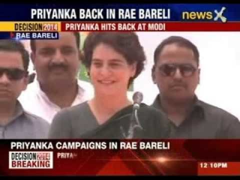 Priyanka Gandhi campaign in Rae Bareli