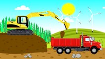 Excavator & Truck & Bulldozer | Construction Vehicles story | Pojazdy Budowlane Dla Dzieci