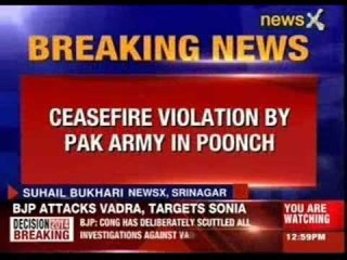 Unprovoked firing by PAK troops in BG sector