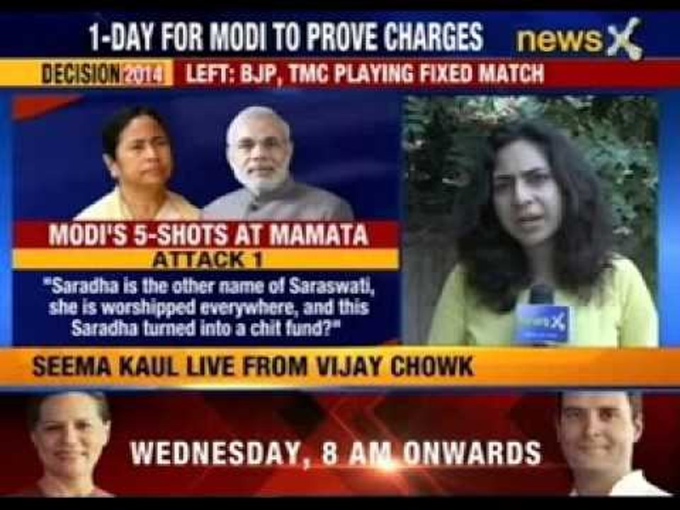 Narendra Modi hits out at Mamata over her paintings