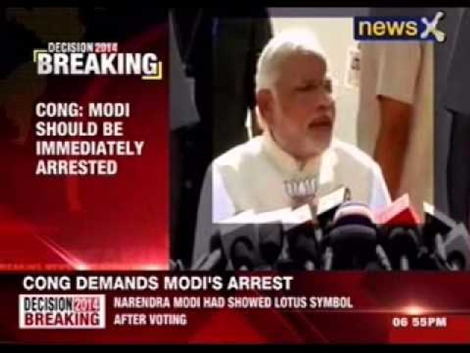 Congress demands Modi's arrest