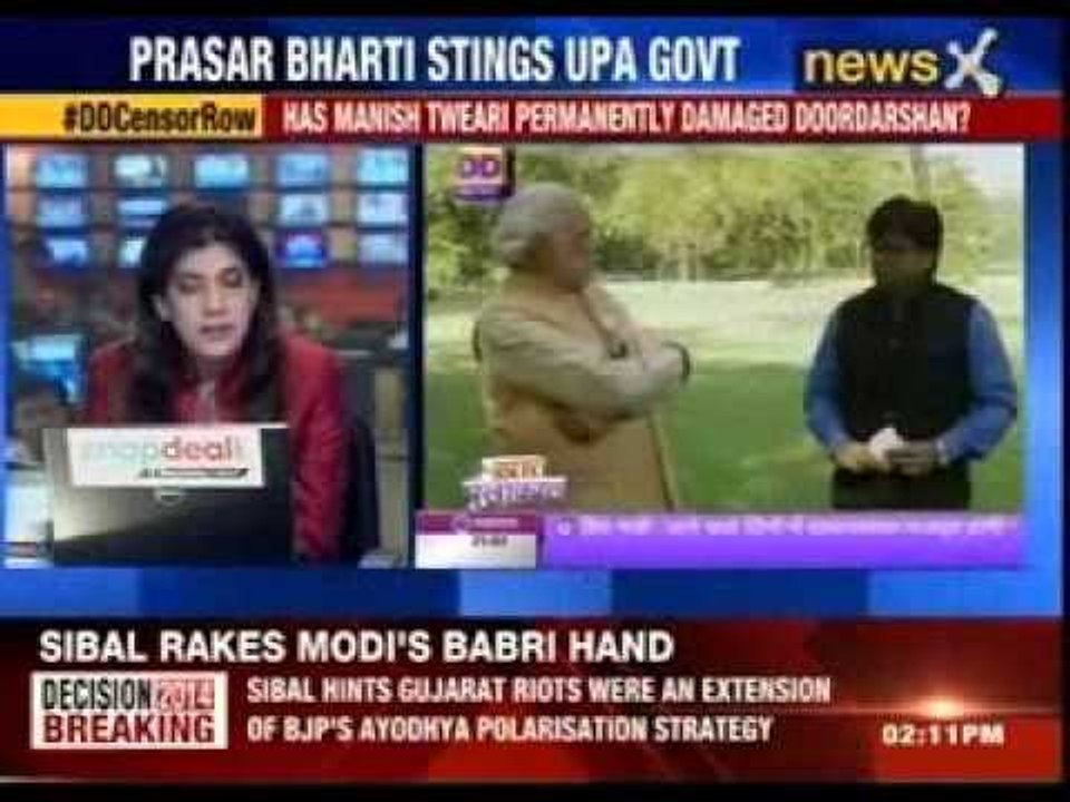 Shahnawaz Hussain blames Manish Tewari for editing the interview