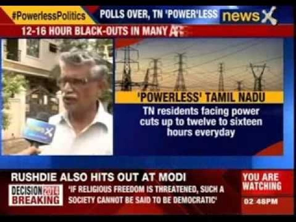 Polling Over in Tamil Nadu, Power Cuts Back