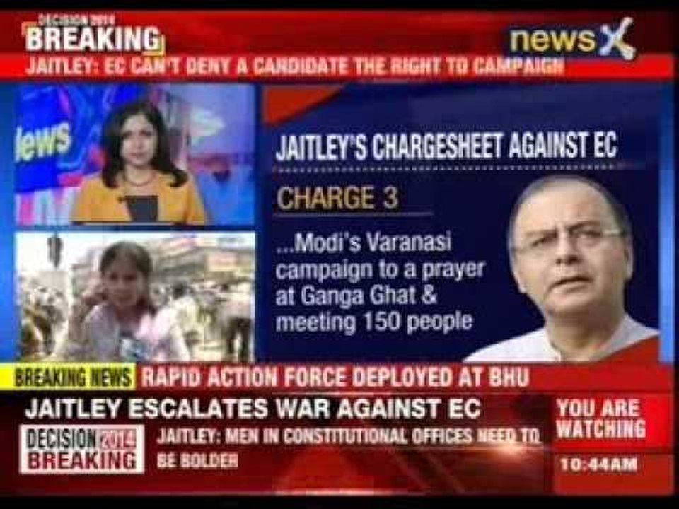 Arun Jaitley: EC using the security card selectively