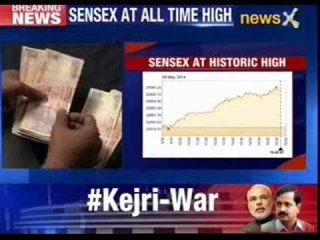 Sensex at all time high