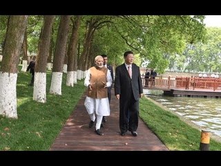 चीन के वुहान में झील किनारे मोदी-जिनपिंग की दिल की बात