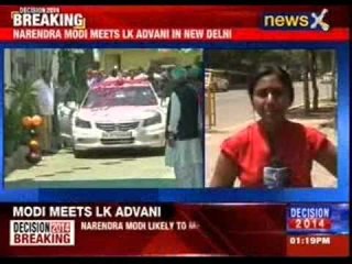 Download Video: Narendra Modi meets LK Advani in New Delhi