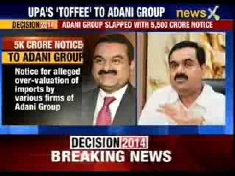 Adani group slapped with Rs 5,500 crore notice