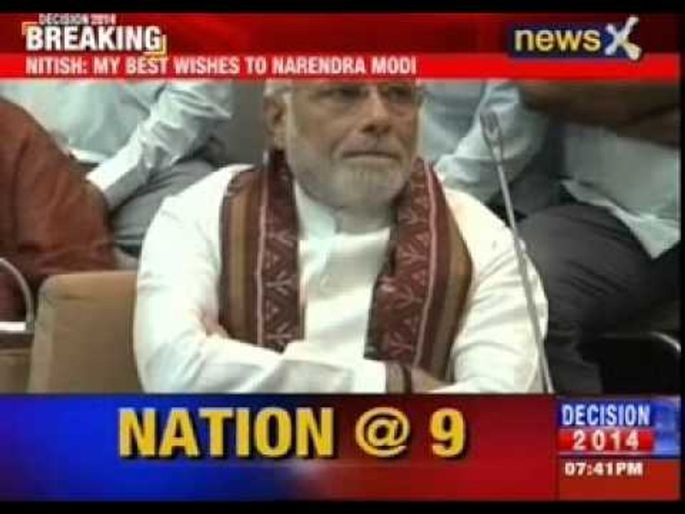 Nitish Kumar congratulates Narendra Modi on Facebook