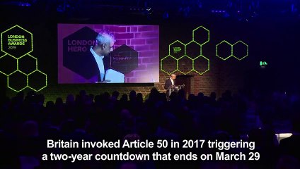 London mayor urges Brexit delay to break divorce deal deadlock