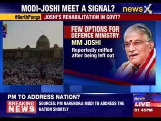 Descargar video: Murli Manohar Joshi meets PM Modi at PMO