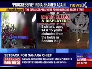Sisters abducted, raped and hanged from tree in Badaun