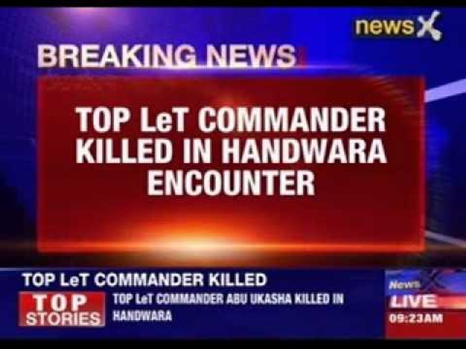 Top LeT commander killed in Handwara encounter