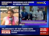 ESL Narasimhan takes oath as Telangana Governor