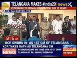 KCR takes oath as Telangana Chief Minister
