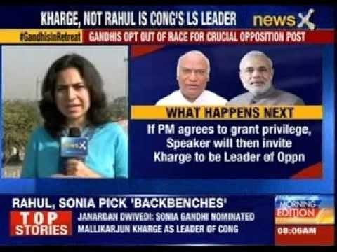 Mallikarjun Kharge appointed leader of Congress in Lok Sabha