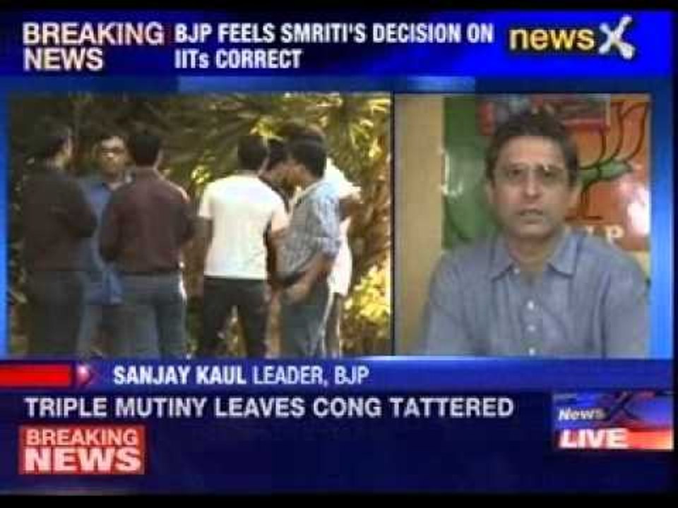 BJP back Smriti Irani's decision on IITs