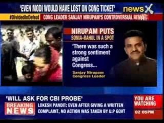 Sanjay Nirupam puts Sonia--Rahul in a spot