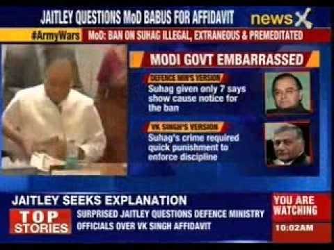 Arun Jaitley seeks explanation on affidavit