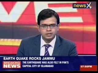 Earthquake reported  in Jammu and Kashmir