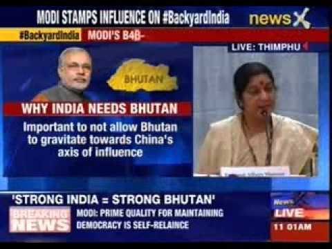 India extremely satisfied with Bhutan visit: Sushma Swaraj