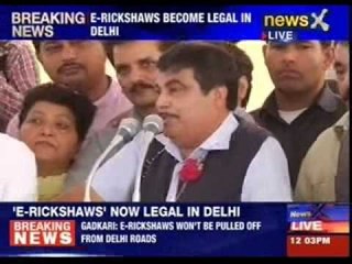 E-rickshaws become legal in Delhi