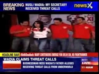 Ness Wadia's father alleges receiving threat calls