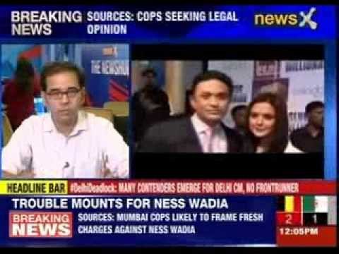 Police may add stalking charges against Ness Wadia