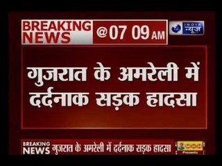 गुजरात के अमरेली में दर्दनाक सड़क हादसा; पुल से गिरा ट्रक, 7 की मौत