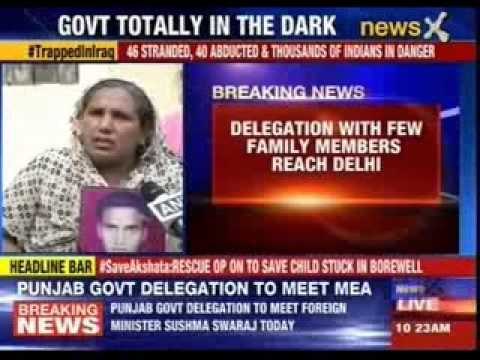 Families of stranded Indians in Iraq reach Delhi