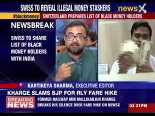 Swiss Government to share list of black money holders with India