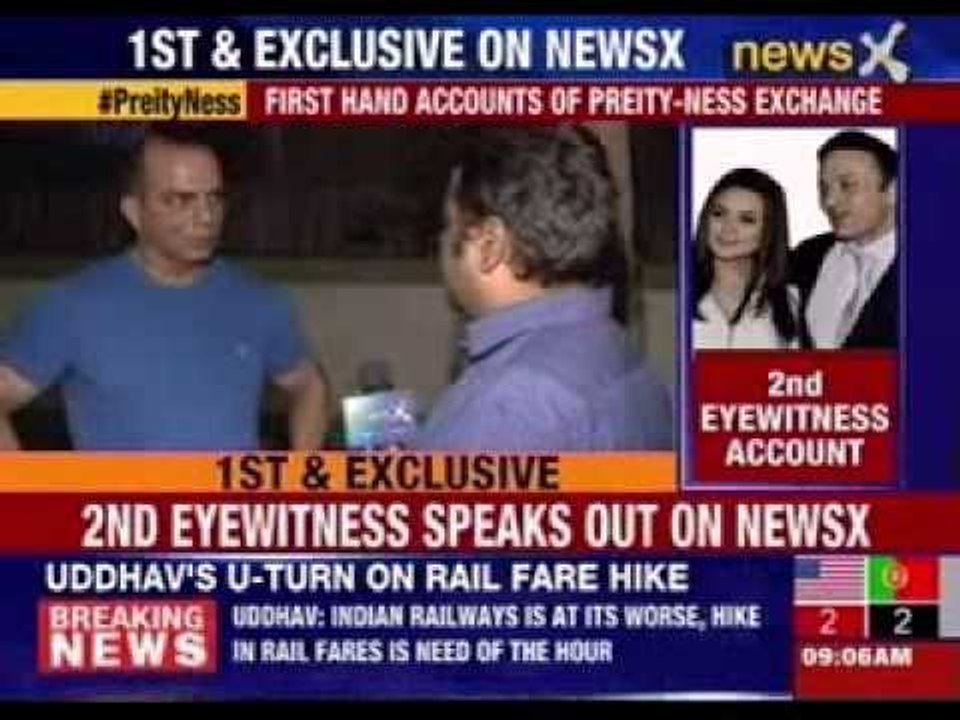 One week later, Preity Zinta arrives to give statements