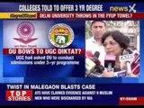 DU forwarded UGC letter to affiliated colleges