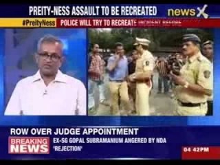 Police reach Wankhede Stadium to record Preity Zinta version