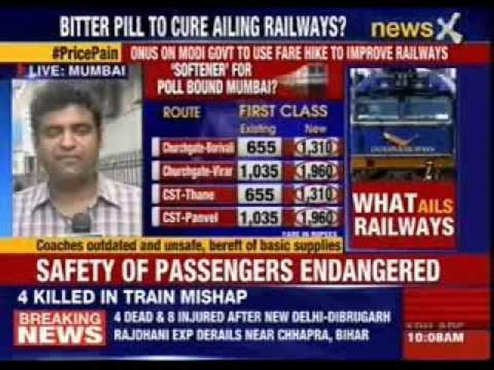 Rail fair hike effective from today