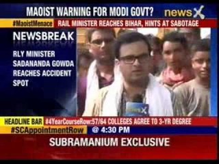 Sadanand Gowda takes stock of the situation