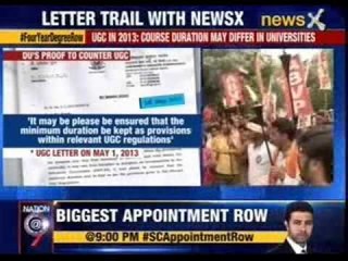 Letter claims UGC cleared four year programme