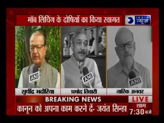 विवादों में घिरे केंद्रीय मंत्री जयंत सिन्हा ने किया मोब लिंचिंग के दोषियों का स्वागत