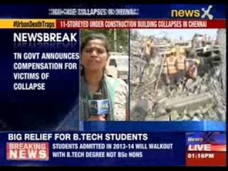 Tamil Nadu government announces compensation for victims of collapse