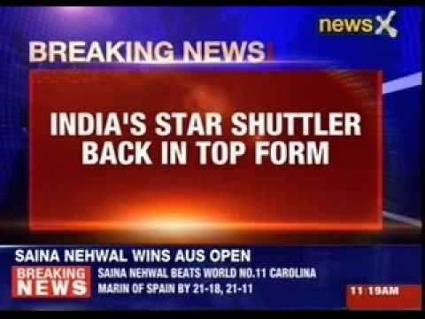 Saina Nehwal beats Spanish opponent to win Australian open