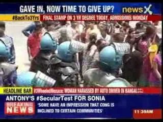 B.Tech students stage protest over FYUP