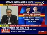 Narendra Modi meets Chinese President XI Jinping at BRICS summit