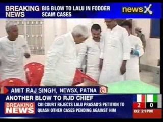 Big blow to Lalu in fodder scam cases