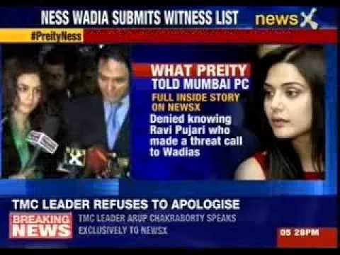 Ness Wadia to submit witness list to Mumbai Police