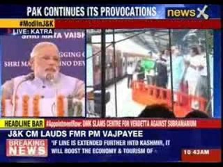 Modi flags off first Katra-Udhampur train, calls it a 'gift for the nation'