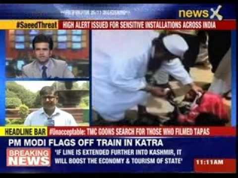 Hafiz Saeed caught on camera meeting villagers