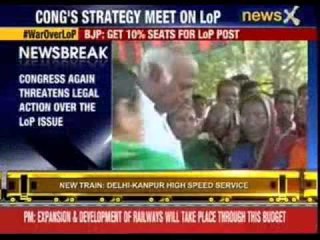 Congress again threatens legal action over the LoP issue