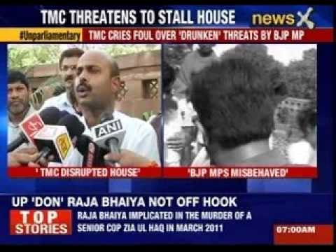 TMC cries foul over 'drunken' threats by BJP MP