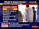 Finance Minister Arun Jaitley to table the economy survey today